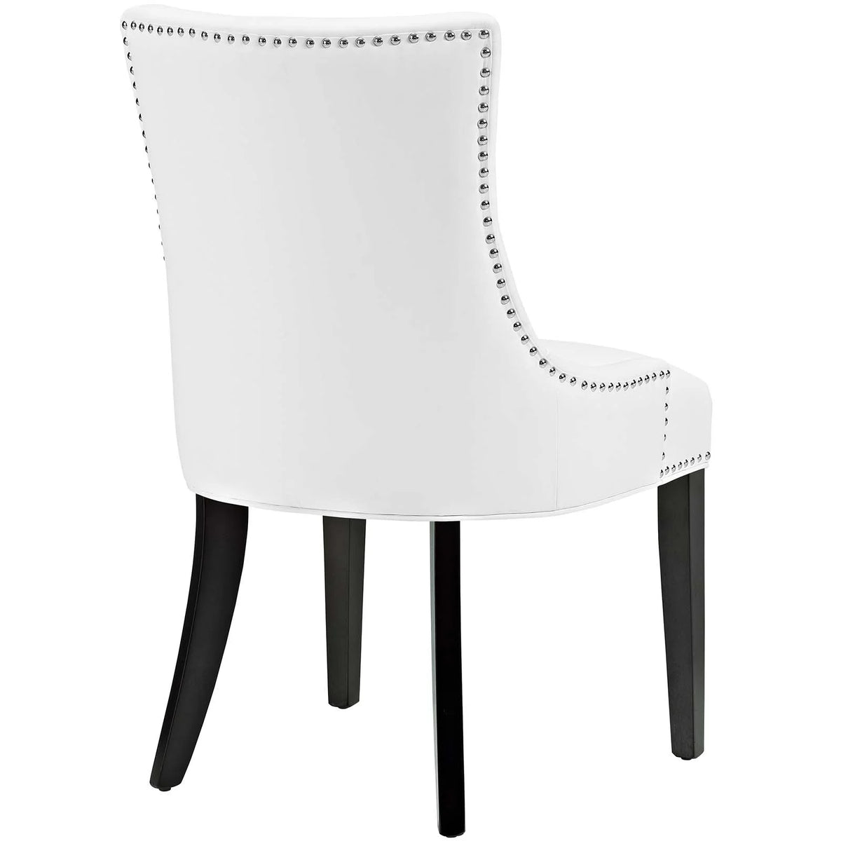 White Faux Leather Dining Chair D5132