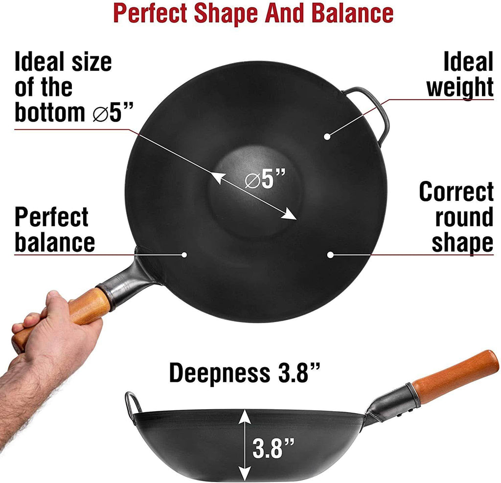 Carbon Steel Wok Pan X943