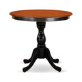 3-Piece Mid Century Modern Dining Set with Wood Table and 2 Chairs W668449