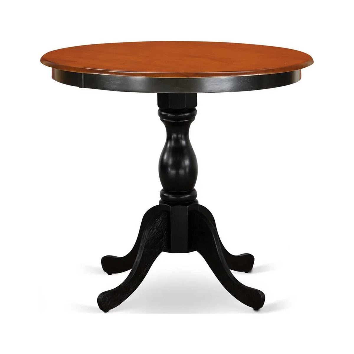 3-Piece Mid Century Modern Dining Set with Wood Table and 2 Chairs W668449