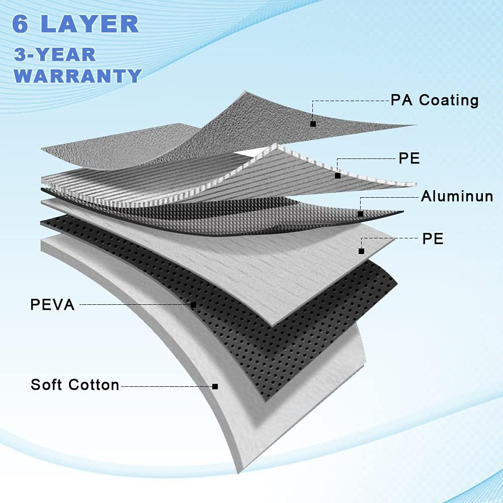 6 Layers SUV Car Cover with Zipper Door V77400