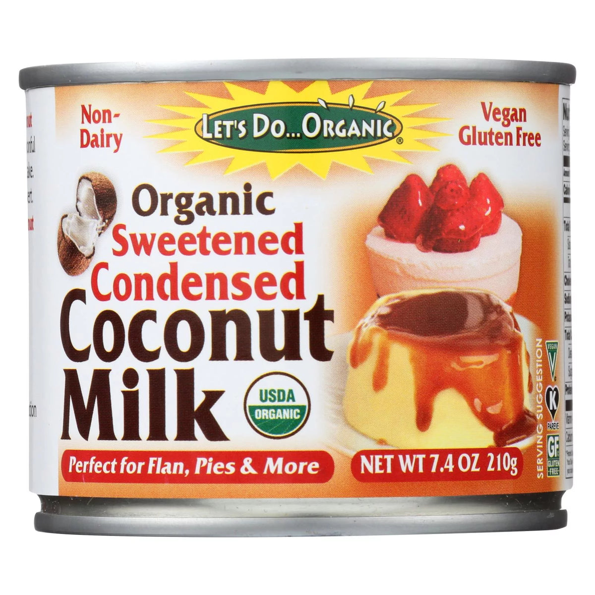 Organic Coconut Milk - Sweetened Condensed - Case Of 6 - 7.4 Fl Oz H478