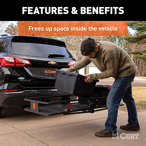 60 x 24-Inch Black Steel Cargo Carrier O89392