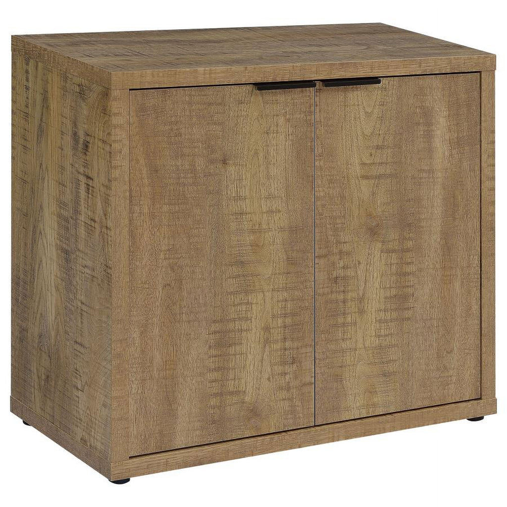 2-door Engineered Wood Accent Cabinet with Adjustable Shelves R517
