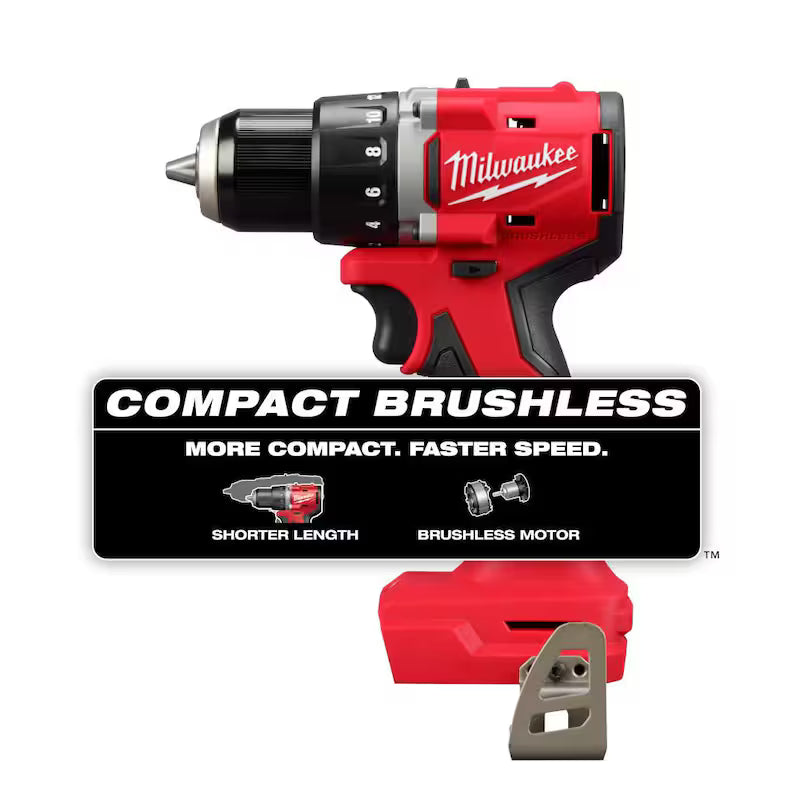 18V Brushless Cordless 1/2 in. Compact Drill/Driver Q94559