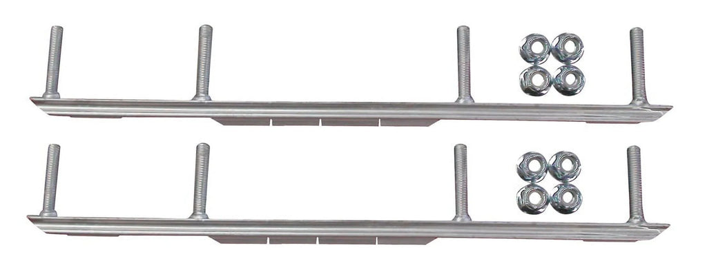 Yellow XPT Snowmobile Skis with 9" Shaper Bars Complete Kit F31152