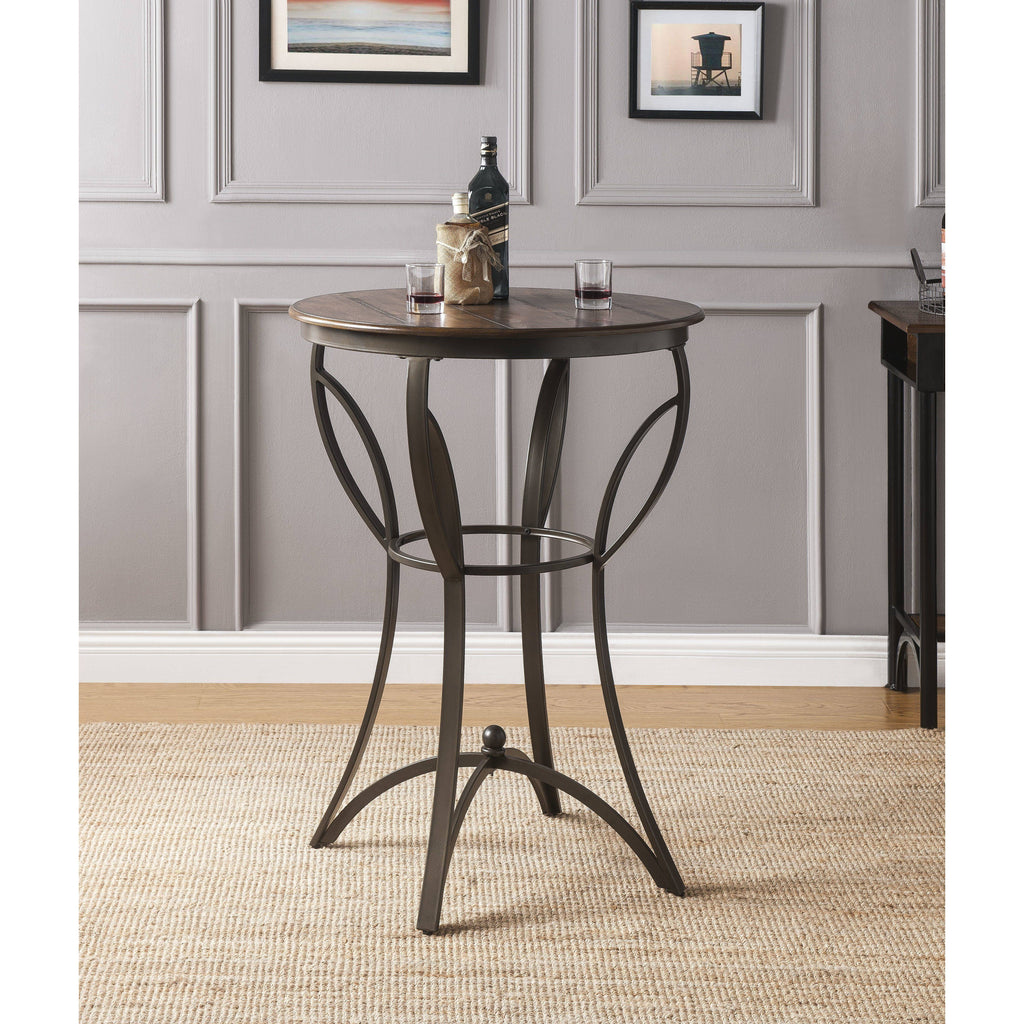 Walnut Sandy Black 3PC Bar Set Q2480