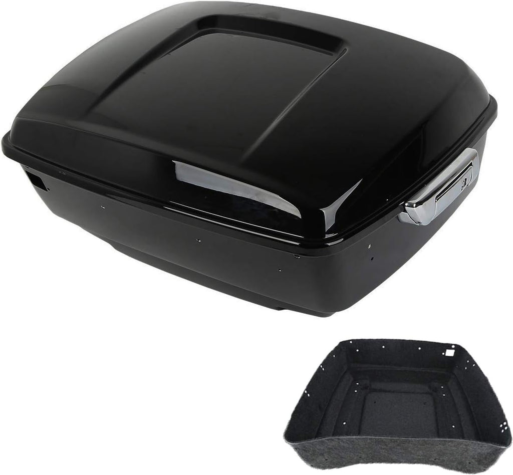 King Tour Pack Trunk with Carpet Liner Chrome Latch A973