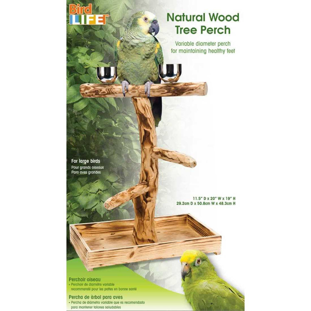 Natural Wood Bird Perch Q415