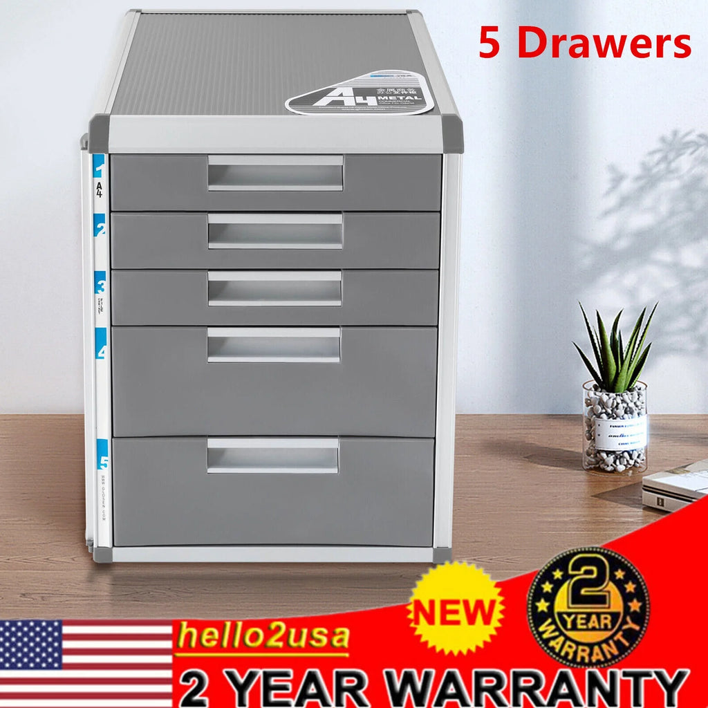 5 Drawer Aluminum Desktop Drawer Organizer G231