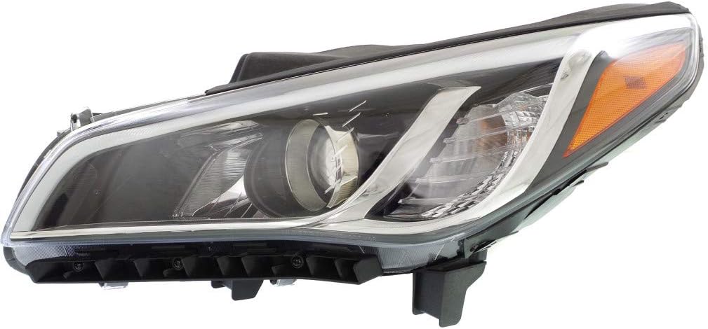 Driver Side Halogen Headlight for Hyundai Sonata 2015 2016 2017 A707660