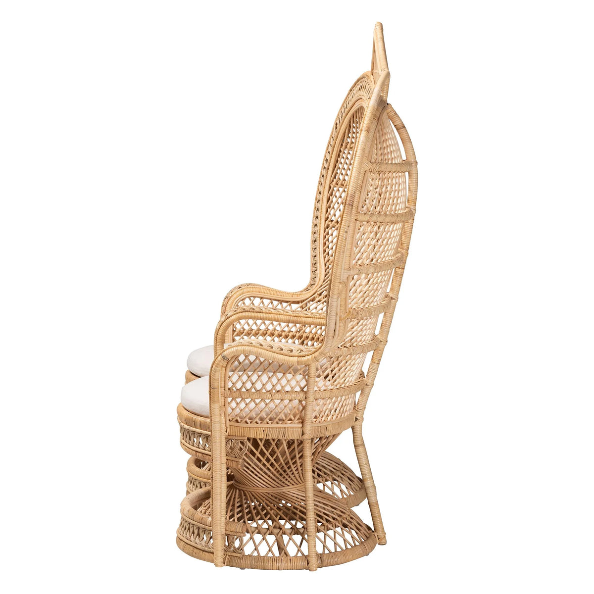 Natural Brown Rattan Two-Seater Chair V232