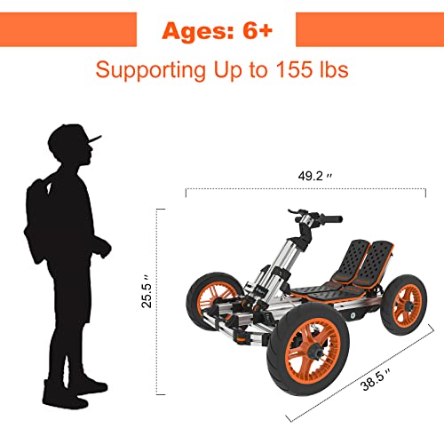 Electric Go Kart Battery Powered 800W Motor E4744