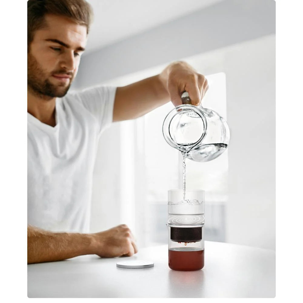 Single Serve Coffee Maker 2 in 1 Coffee Brewer Tea Maker Pink F777522