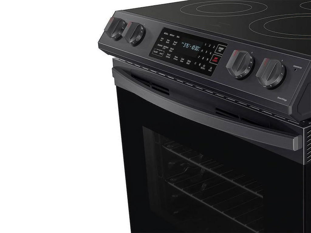 6.3 Cu. Ft. Black Stainless Slide-In Electric Range with Convection B53223