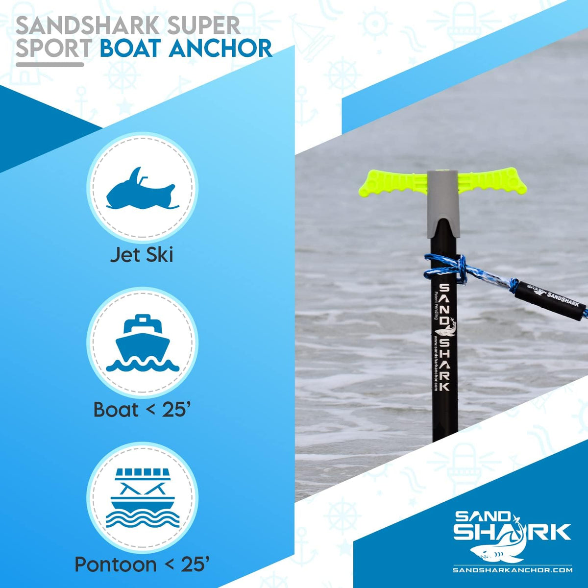 Boat Anchor Adjusts 29-48 w/Case P48680