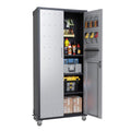 Metal Garage Storage Cabinet with Wheels D5547
