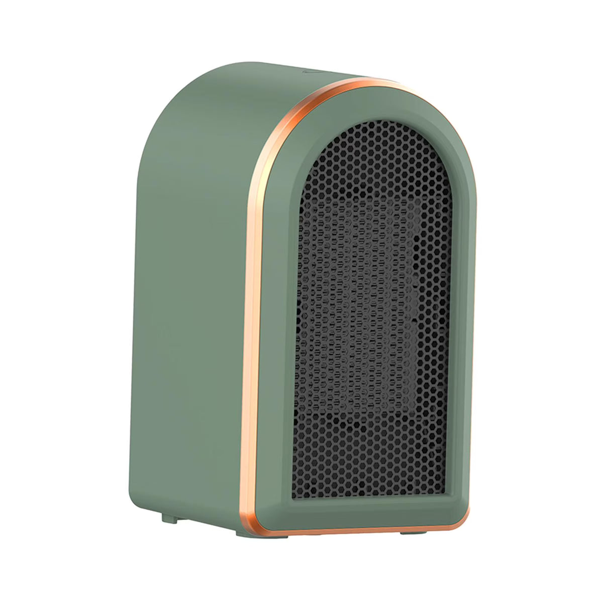 Green Mini Heater Fan with Tip Over Protection I35230
