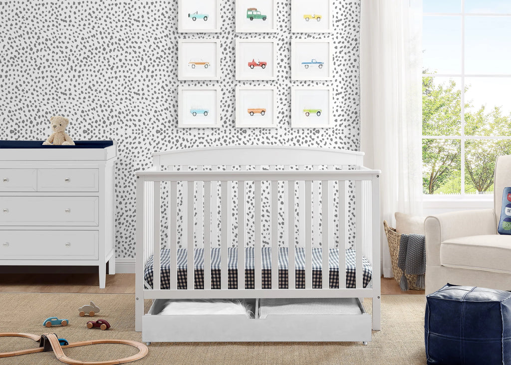 6-in-1 Convertible Baby Crib L298695