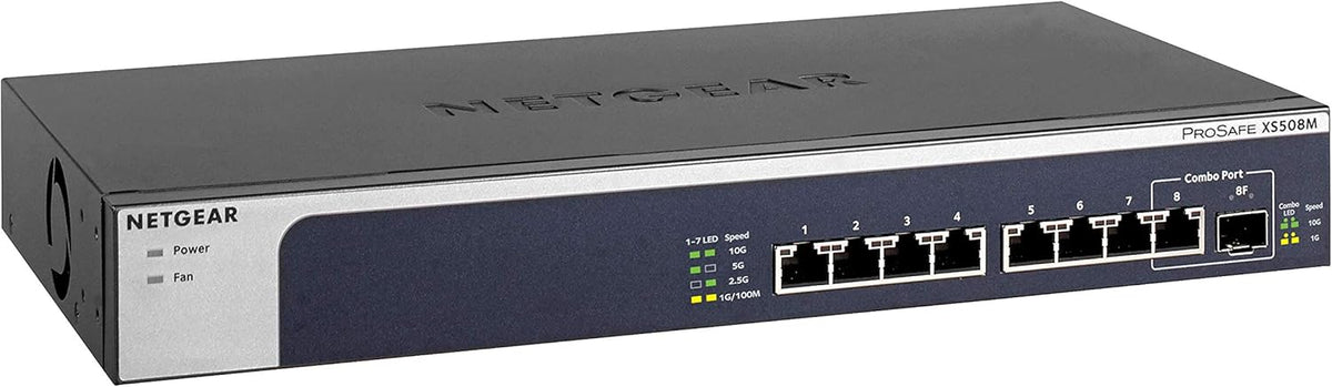 8-Port 10G Multi-Gigabit Ethernet Unmanaged Switch with 10G SFP+ S76994