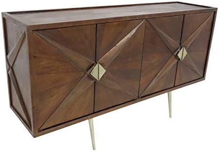 Solid Mango Wood Cabinet Y458902
