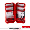 Alloy Steel Screw Driver Drill Bit Set 40-Piece F2891