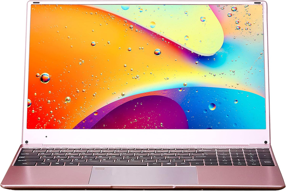 15.6 Inch FHD Luminous Keyboard Laptop 12G RAM 256GB SSD Rose Gold A86655