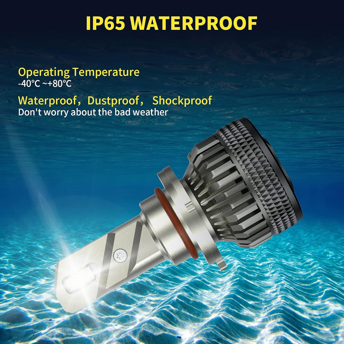 9005 LED Headlight Bulbs White 2 PCS T537021