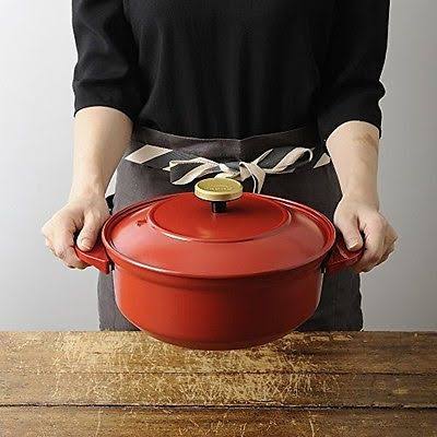 Red Electric Grill Pot B205