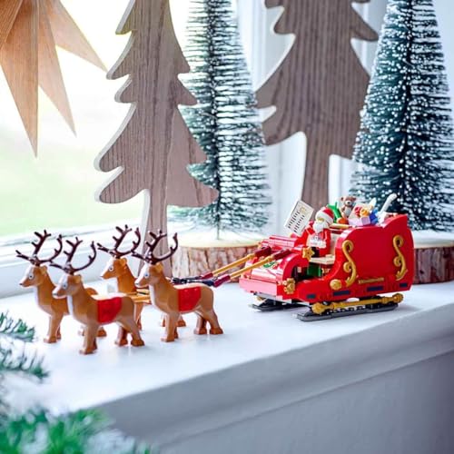 LEGO Santa's Sleigh Building Toy Set with Santa Claus Figurine & Reindeer L7072