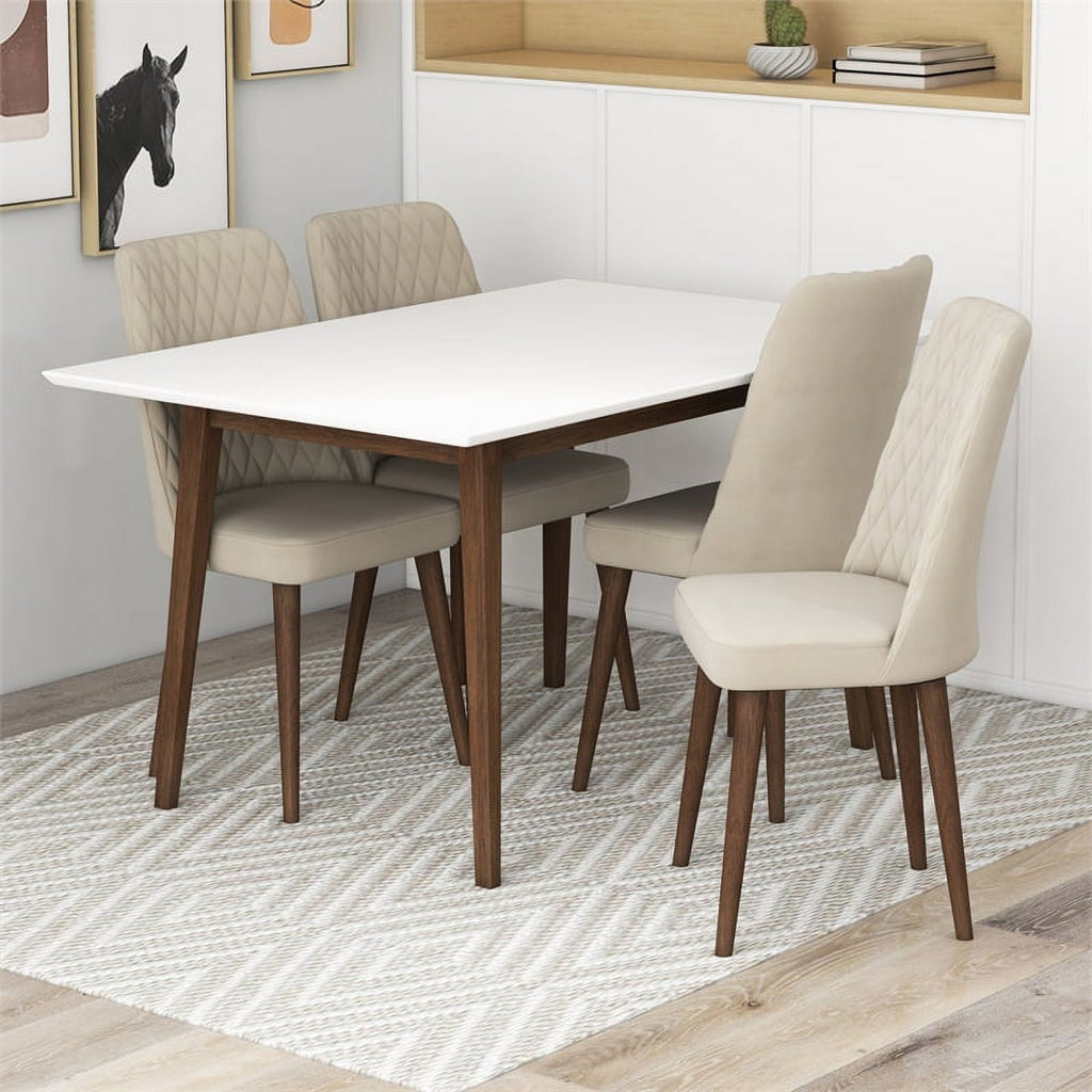 Mid Century Modern Kitchen Table and Chairs for 4 A794
