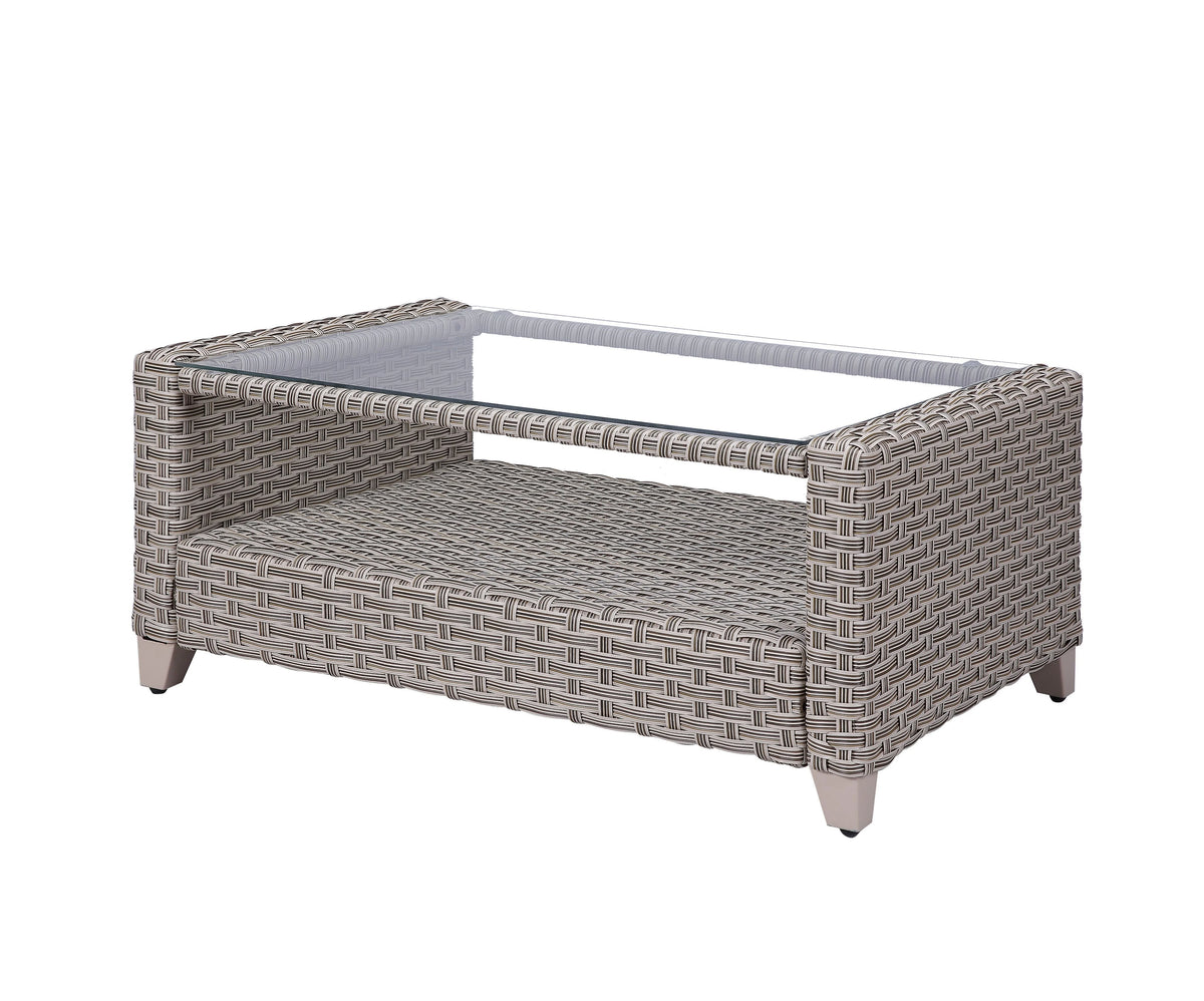 Gray Fabric Patio Sofa Set A683003