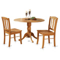 3 PC Oak Kitchen Table and 2 Dinette Chairs Q327670
