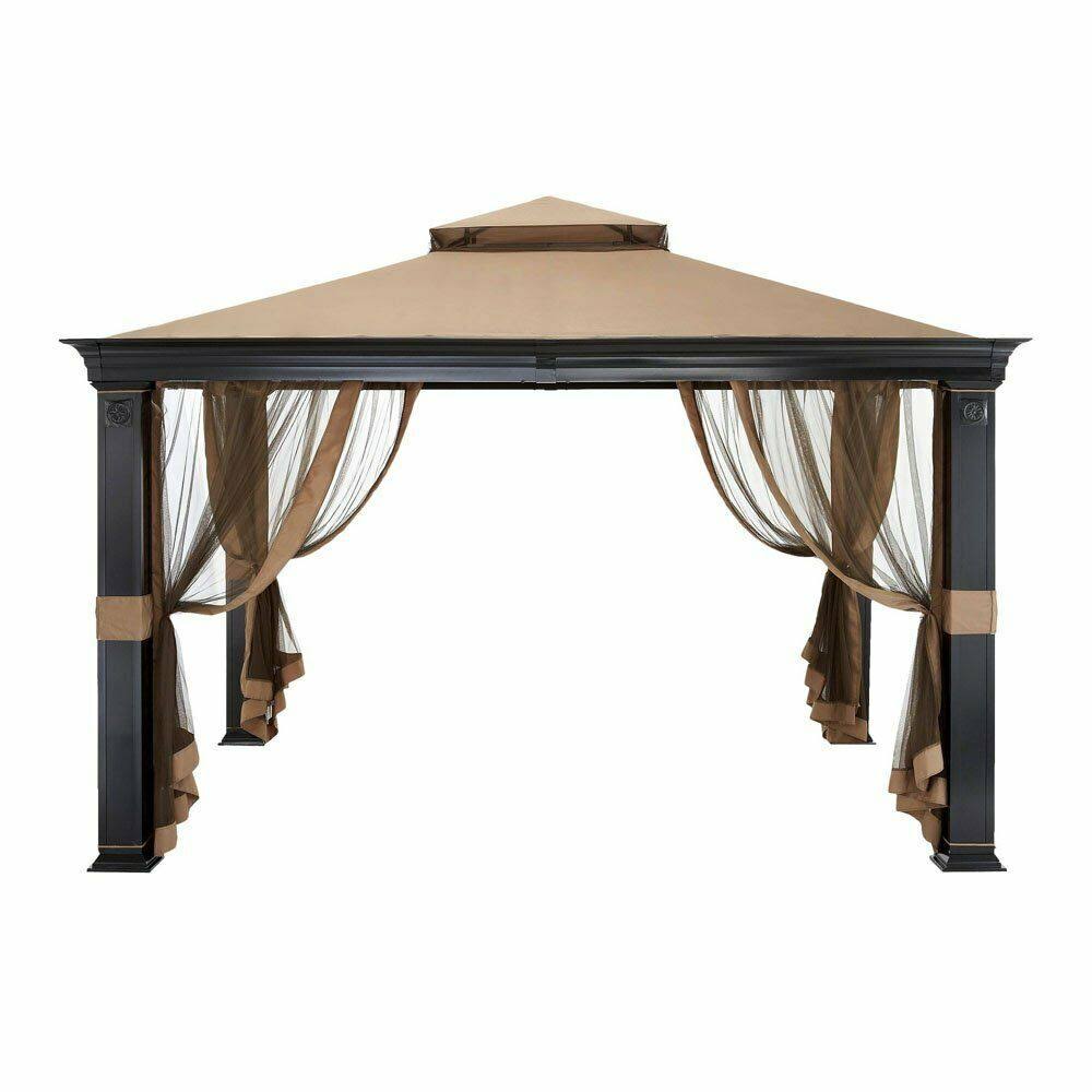 Two-Tiered Gazebo Replacement Canopy L870060