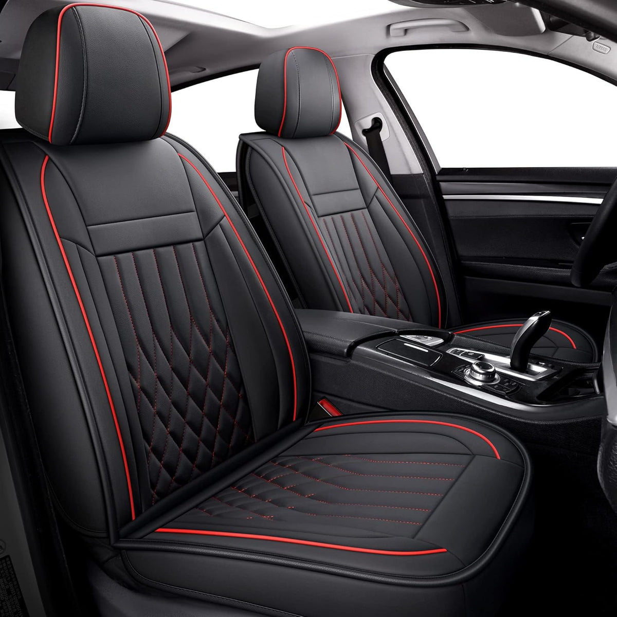 5 Seat Water Proof Faux Leather Car Seat Covers S50624