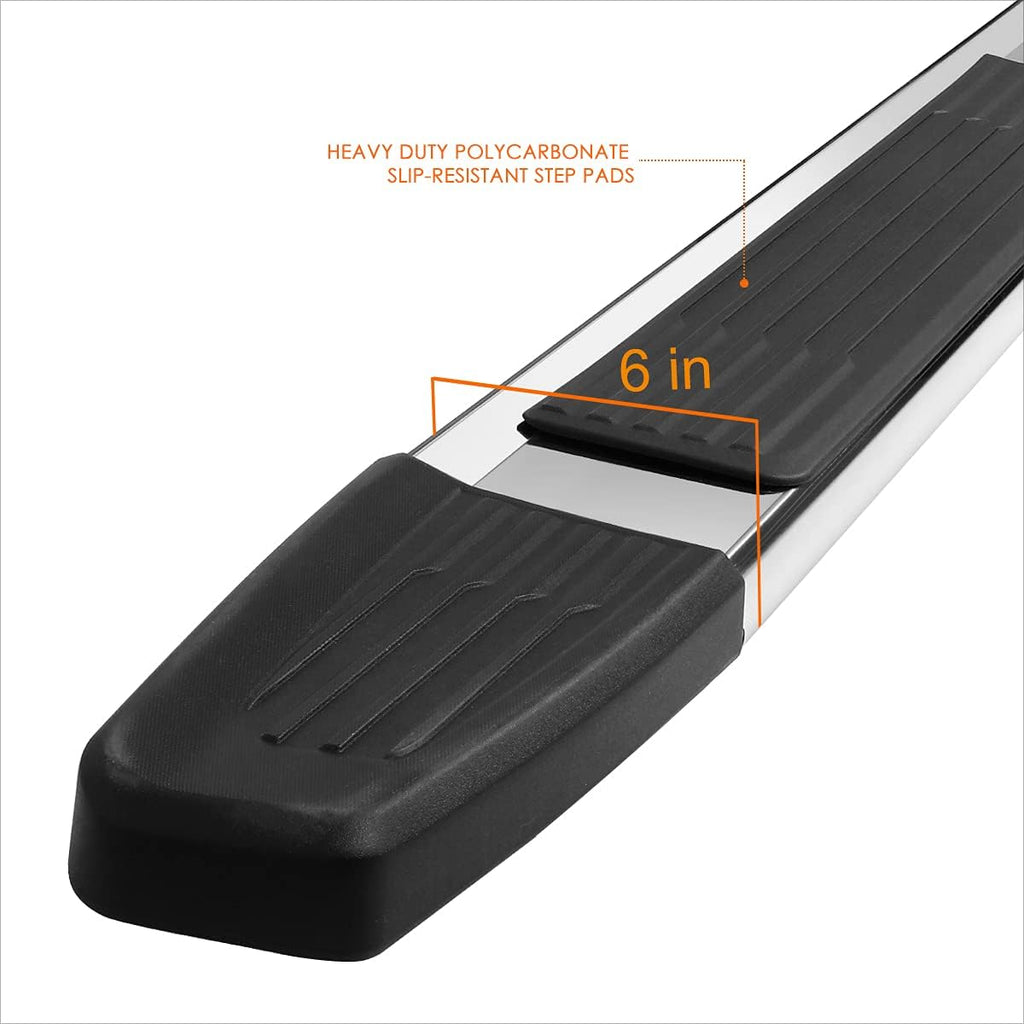 6 Inch Running Boards Side Steps Nerf Bars B92697