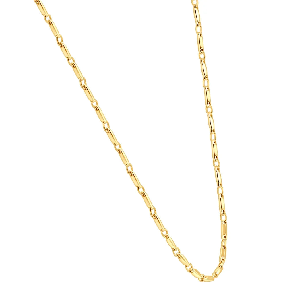 14k Yellow Gold 24" Chain Necklace 10 Grams 2.5mm R774471
