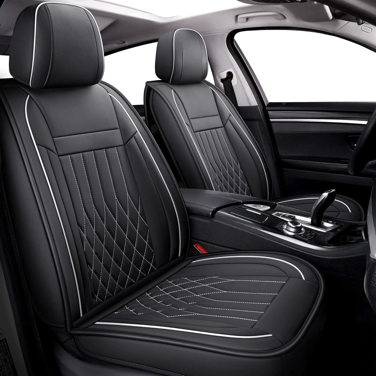 5 Seat Water Proof Faux Leather Car Seat Covers S50624