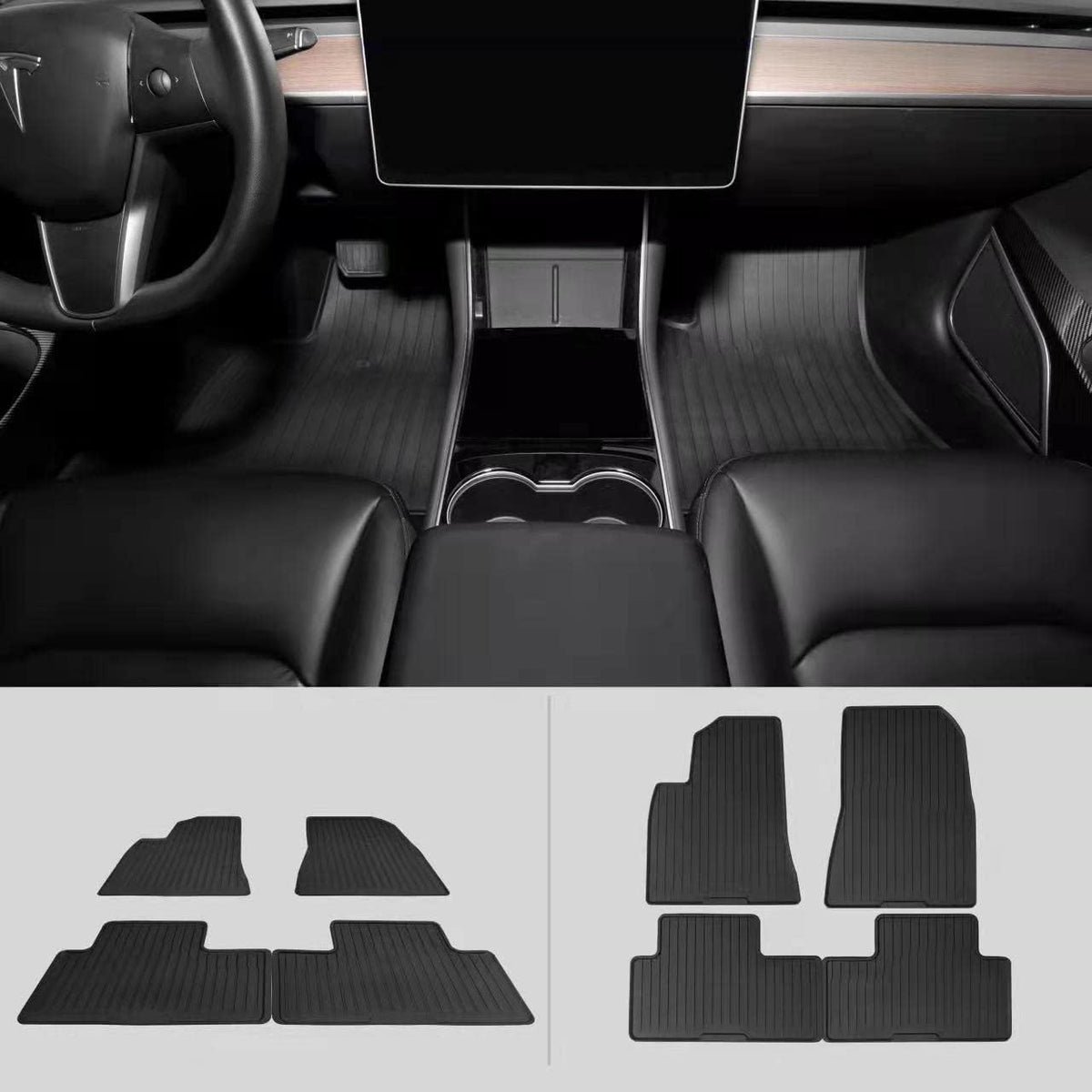 TPE Car Floor Mats 4pcs M238