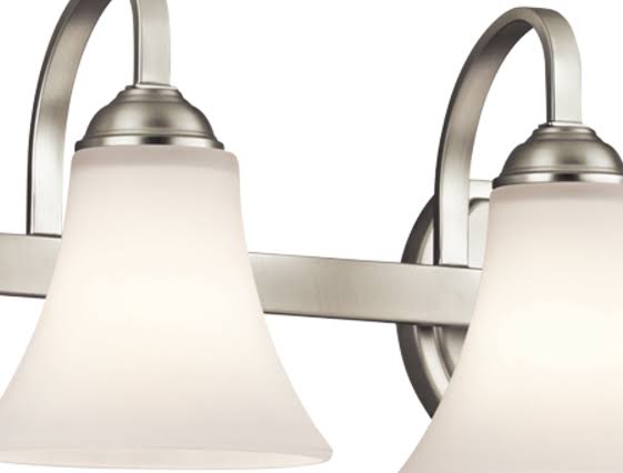 Brushed Nickel Bath Lighting W550207