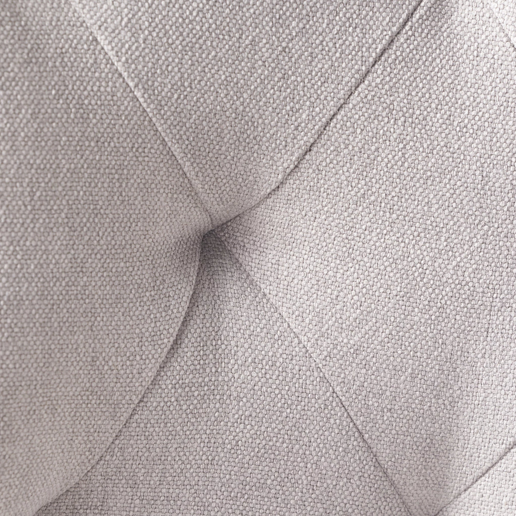 Light Grey Fabric Dining Chair Set of 2 F9993