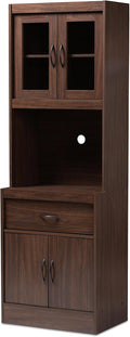 Walnut Brown Kitchen Cabinet Q69058