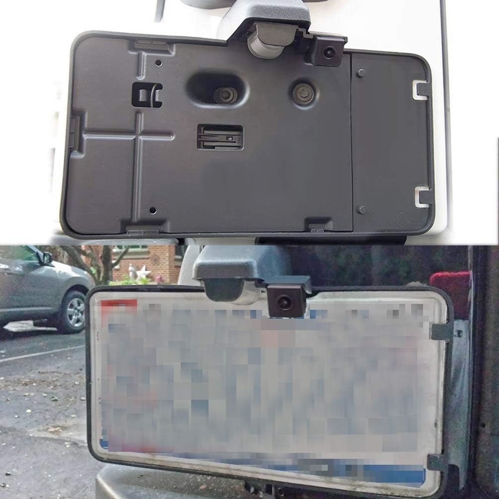 Rear License Plate Holder Frame Bracket & Backup Rear View Reverse Camera Q173