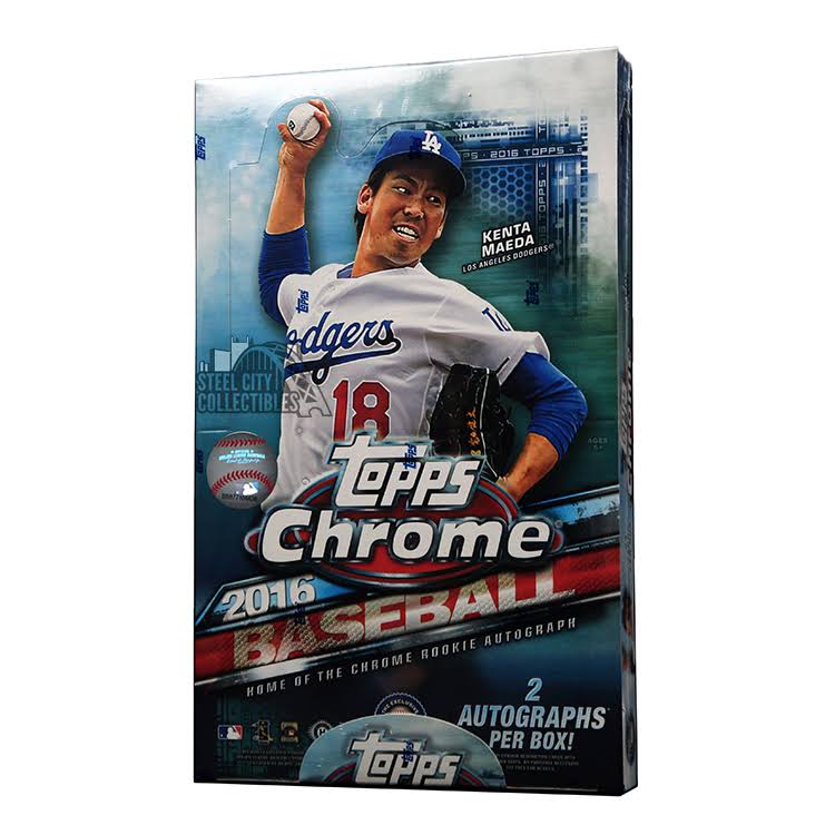 2016 Topps Chrome Baseball Hobby Box U450