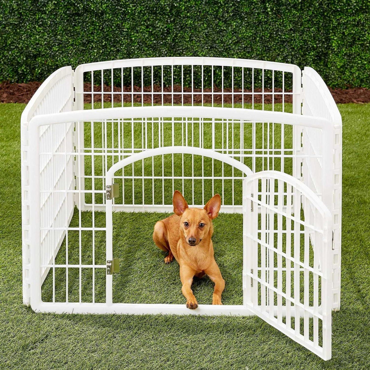 4-Panel Pet Playpen with Door E311