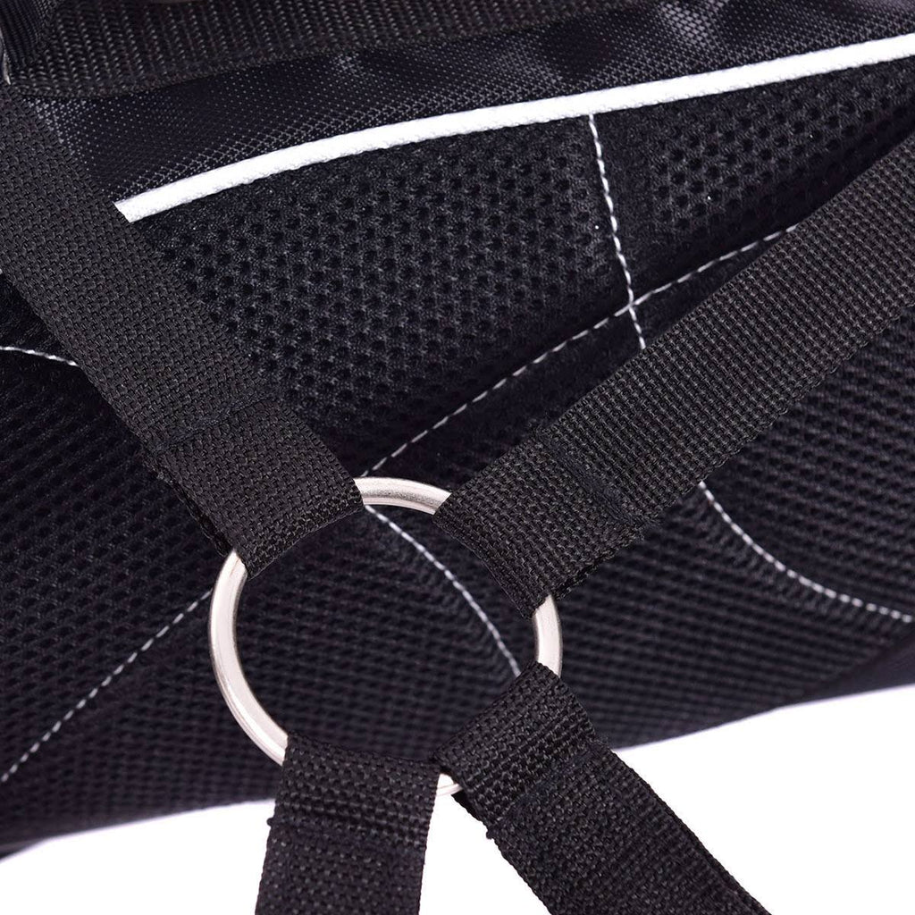 Black Golf Stand Cart Bag with 4 Way Divider V999483