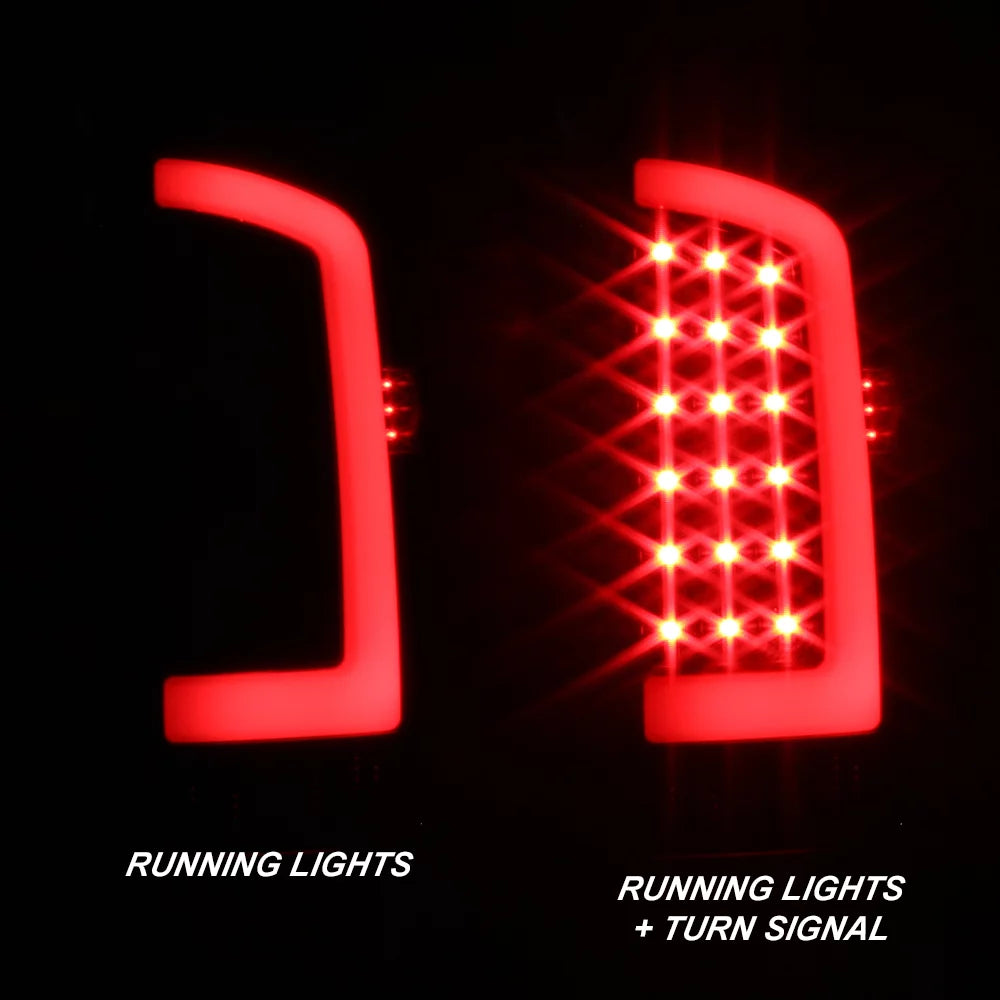 Black LED Tail Brake Light Lamp Assembly P667574
