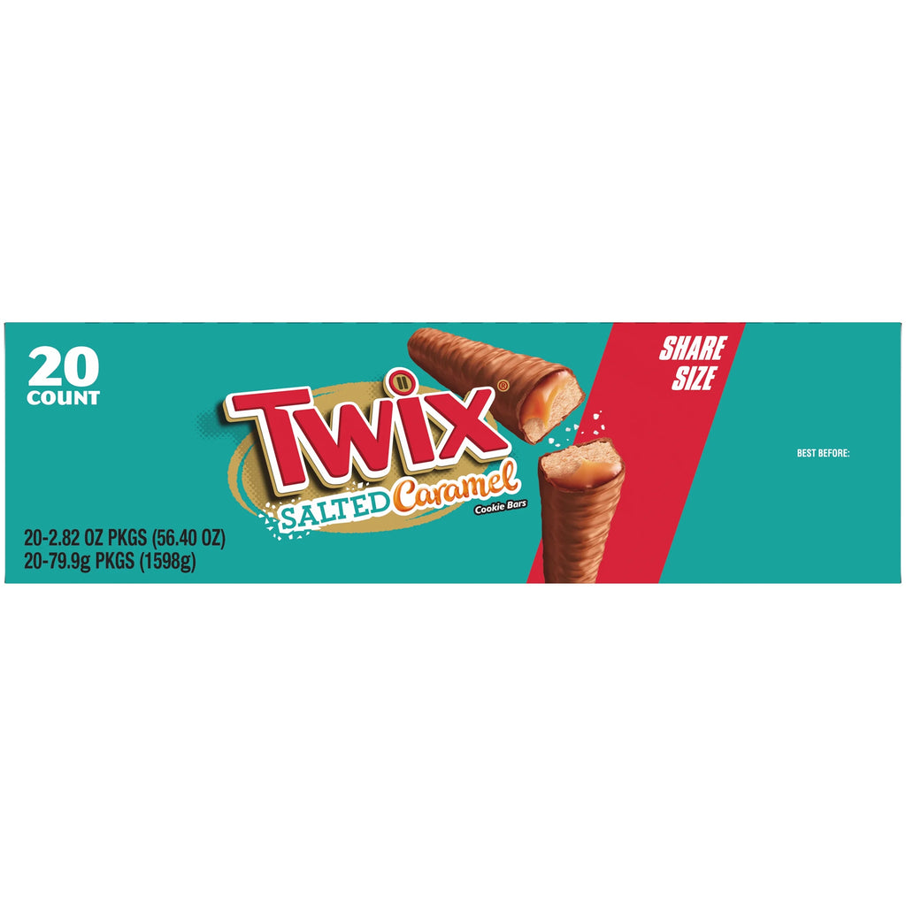 Salted Caramel Chocolate Cookie Bars, 2.8 Ounce, 20 Count B76145