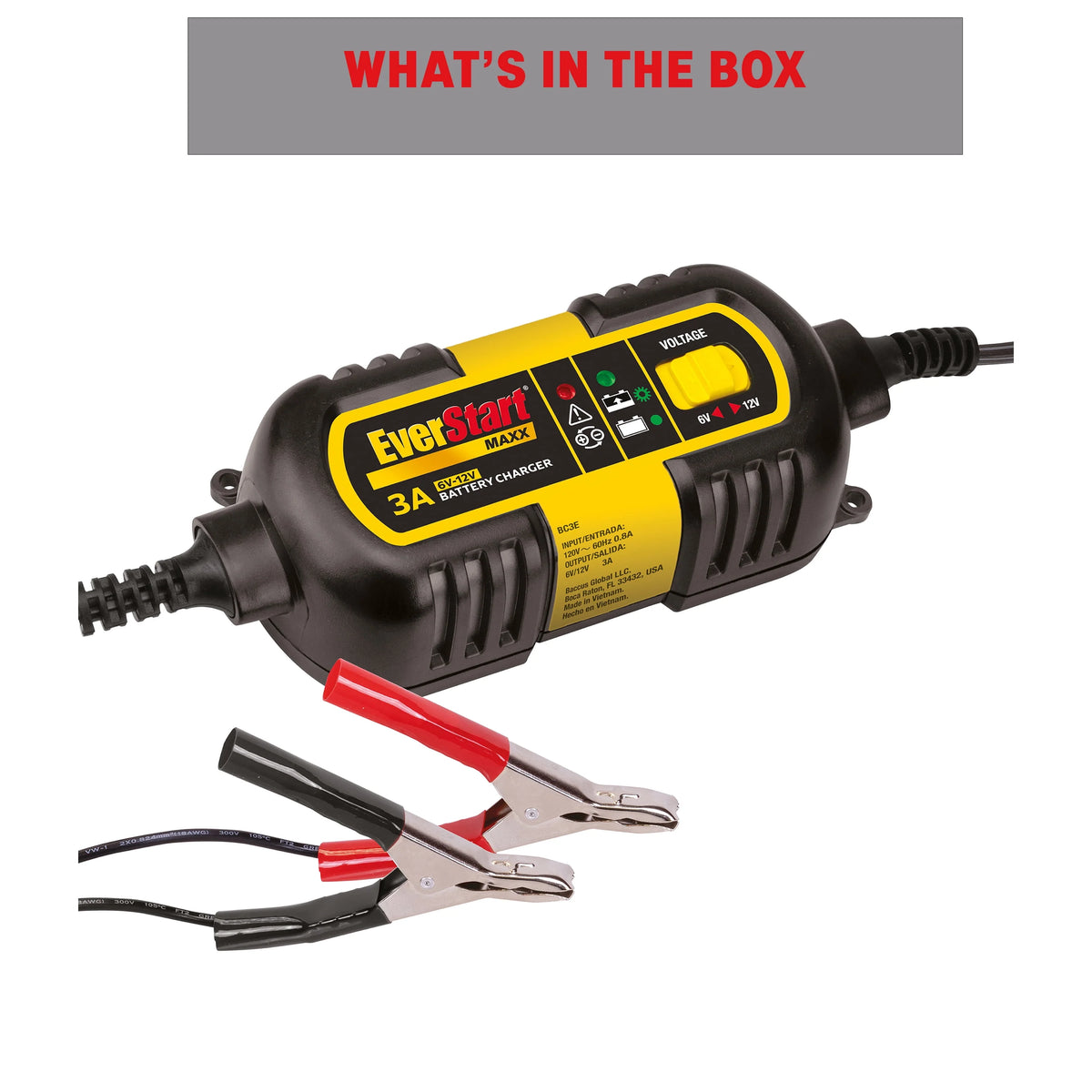 3 Amp 6V/12V Automotive Battery Charger R826109