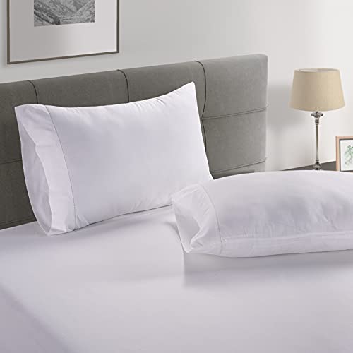 100% Organic Cotton Queen Size White Sheets 8 Pc L160776